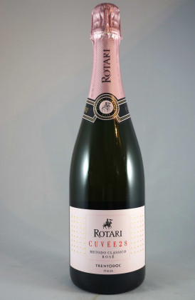 Rotari "Cuvée 28 Rosé Brut", Método Classico Trentino